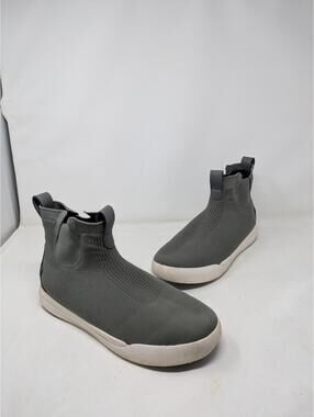 Vessi Weekend Chelsea Boots Mens 11 Gray Waterproof High Top Rain Shoes